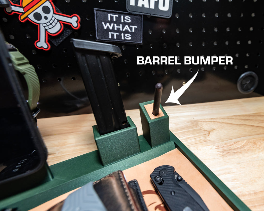 Green BFF Tactical EDC Valet Tray with iPhone & Apple Watch Charger